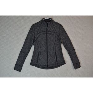 Lululemon Women's 10 Define Gray Front Zip Athletic Jacket